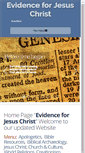Mobile Screenshot of evidenceforjesuschrist.org